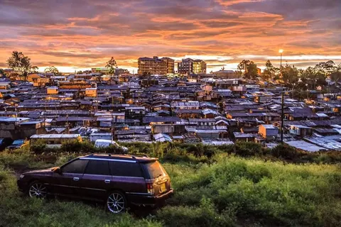 Kibera at Dusk, Kibera, Nairobi