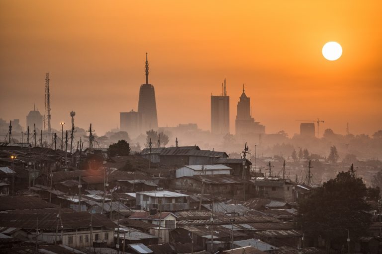 Kibera at Sunrise, Kibera, Nairobi